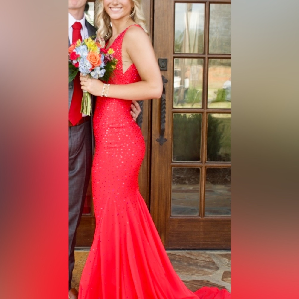 Prom dress, formal gown, pageant dress